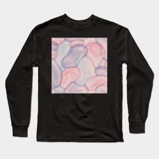 Jelly Bean Watercolour Pattern Long Sleeve T-Shirt